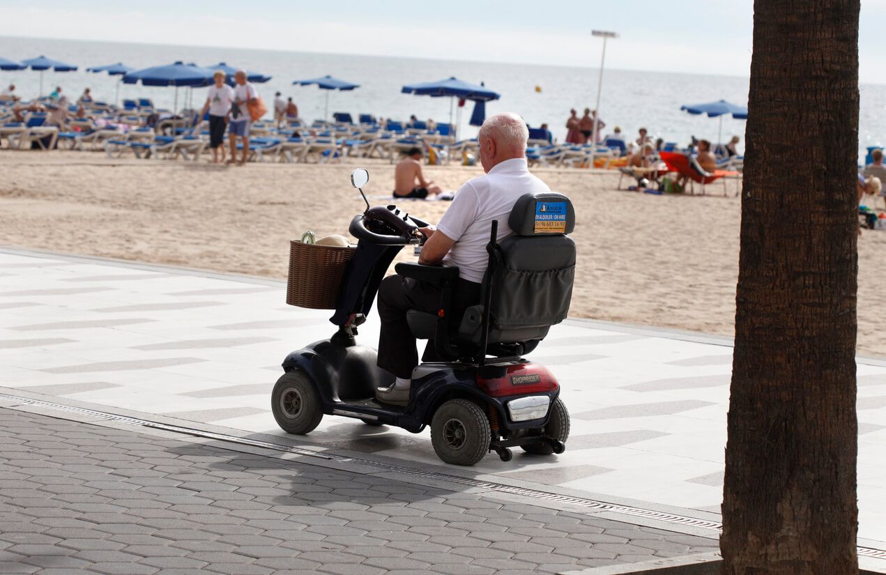 Disability scooter, Benidorm.jpg